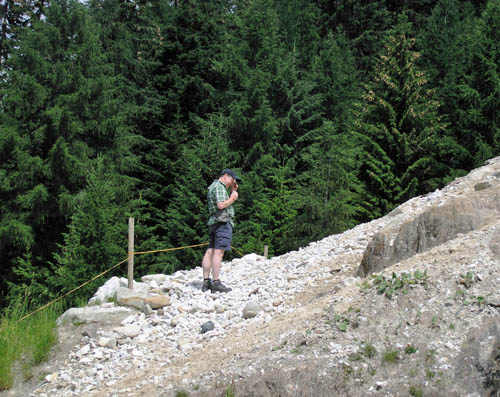 in de groeve Lengenbach, Binntal, Wallis, Zwitserland